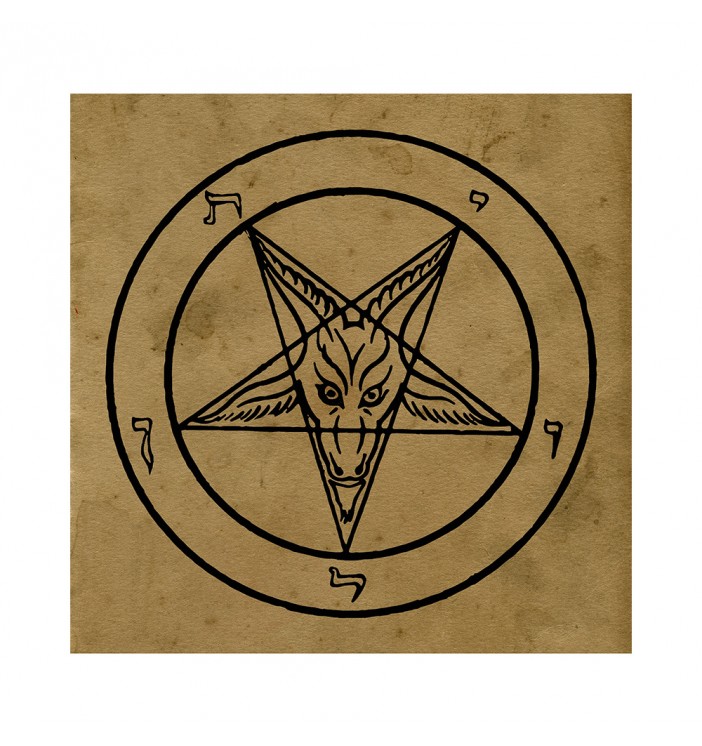 The pentagram of Baphomet.