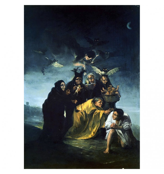 Incantation. Francisco José de Goya y Lucientes art print.