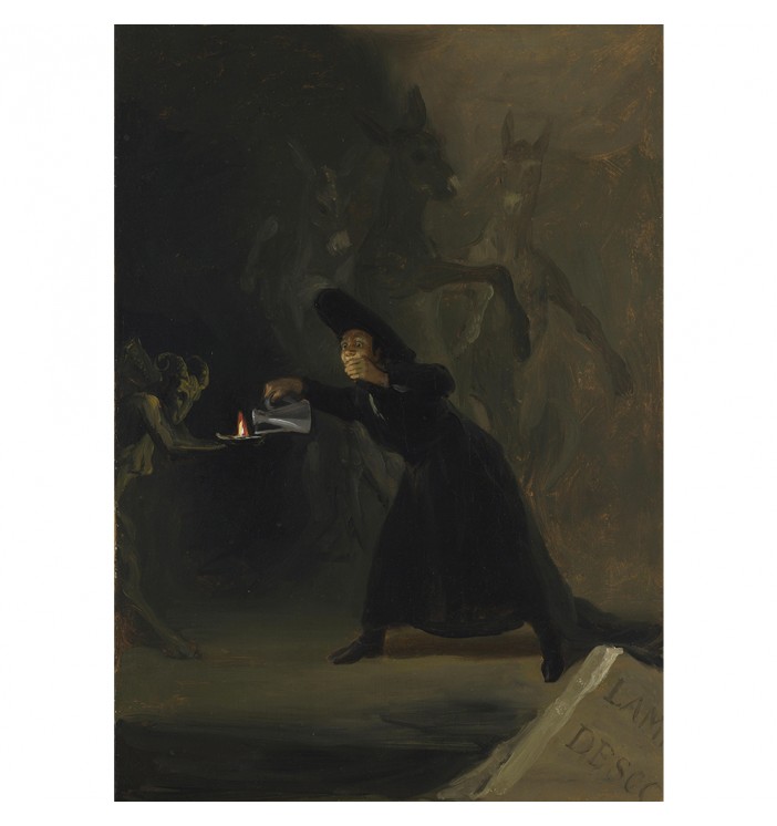 Francisco Goya. The Lamp of the Devil.