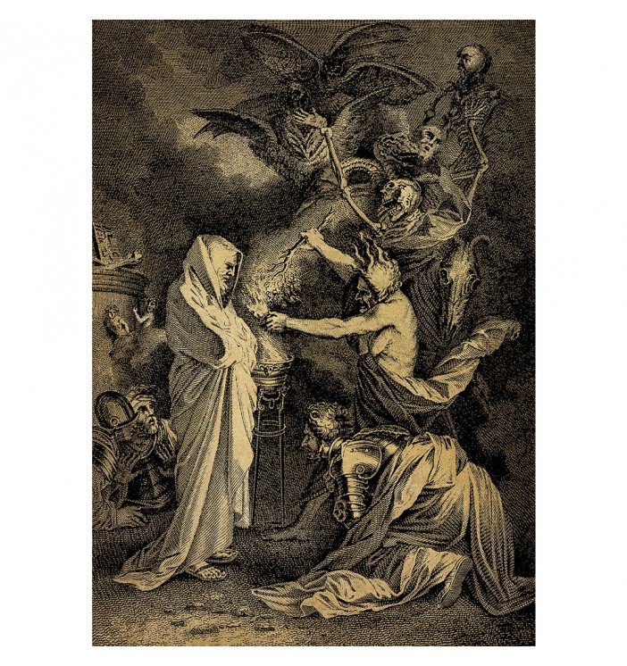 Apparition of the spirit of Samuel to Saul.