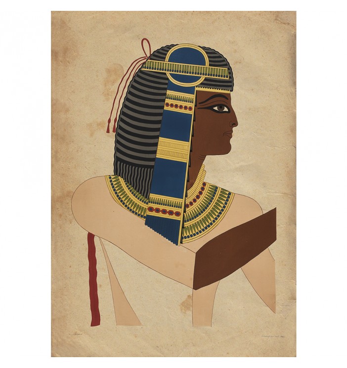 Pharaoh. Egyptian Art Print.