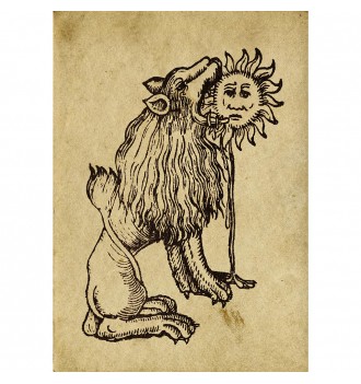The lion swallowing the sun.