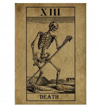 Death Tarot Card Print.