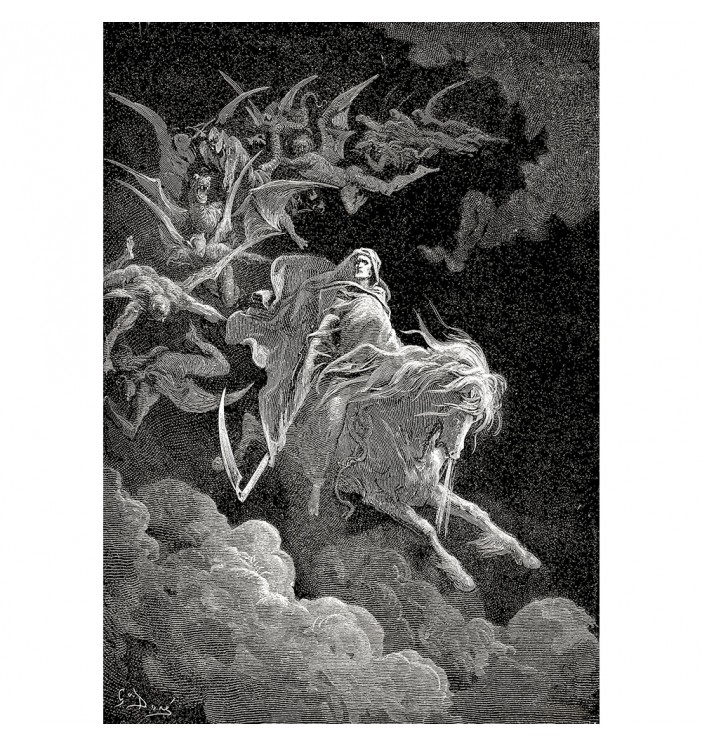 The vision of Death by Gustave Doré.