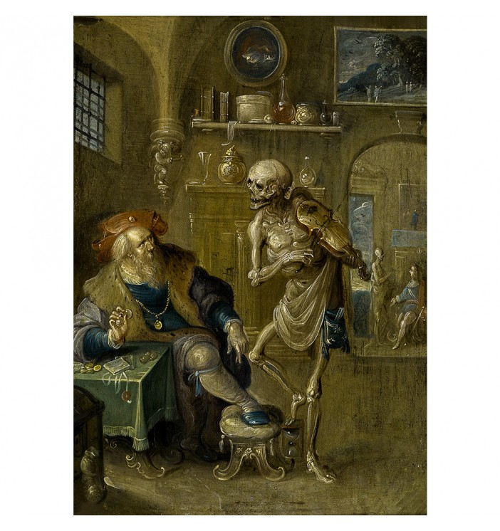 Death and the miser.
