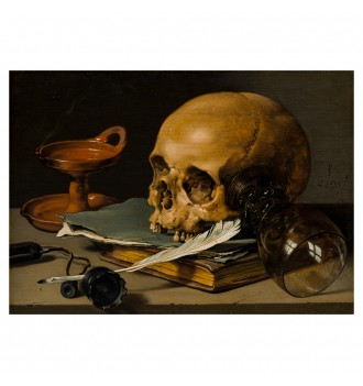 Still Life with a Skull and...