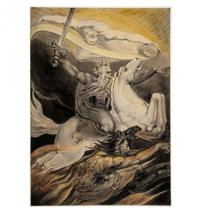 Death on a Pale Horse by William Blake.