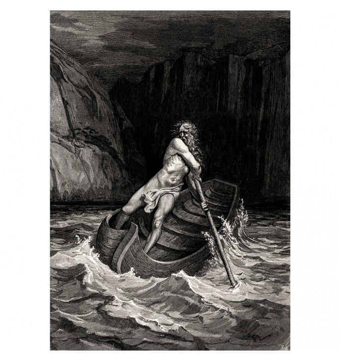 Charon and the River Acheron by Gustave Doré.