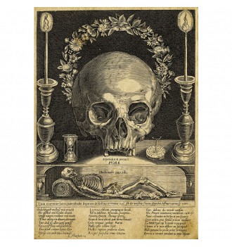 A skull, a skeleton,...