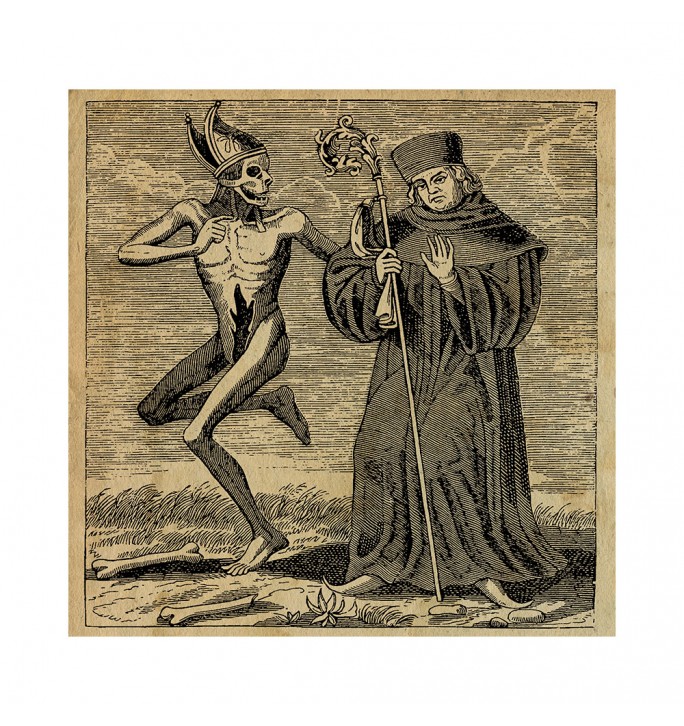 Death and the Abbot. The Dance of Death.