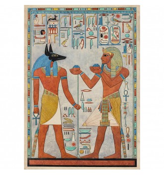 Pharaoh with Anubis. Book...