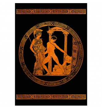 Athena and Theseus with the...