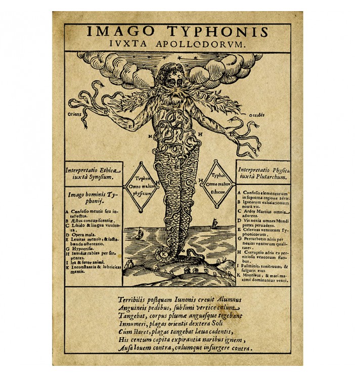 Imago Typhonis. A monstrous giant from Ancient Greek mythology.