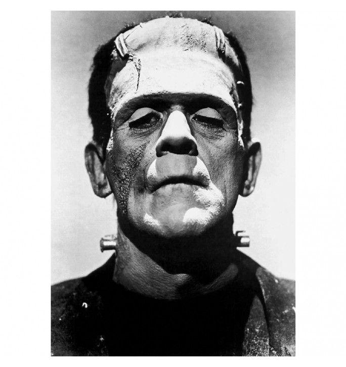Frankenstein from the cult film with Boris Karloff.