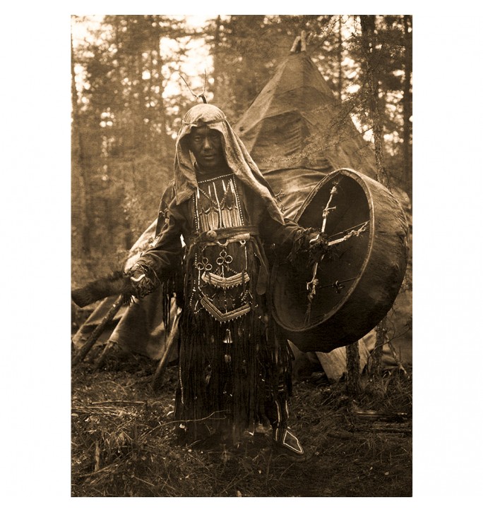 Forest shaman from the Russian Empire.