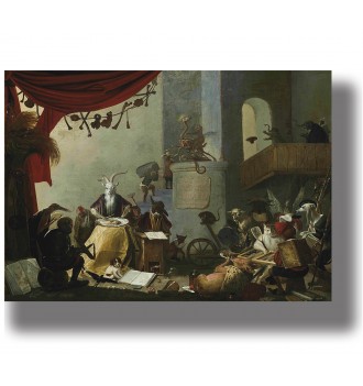 A Diablerie with the Goat - Witchcraft and Dark Ritual Scene