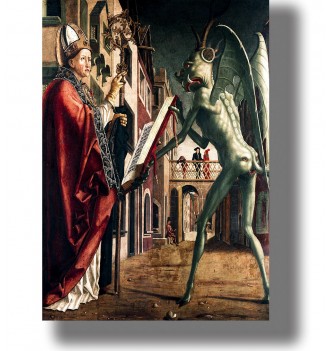 Saint Wolfgang and the Devil.