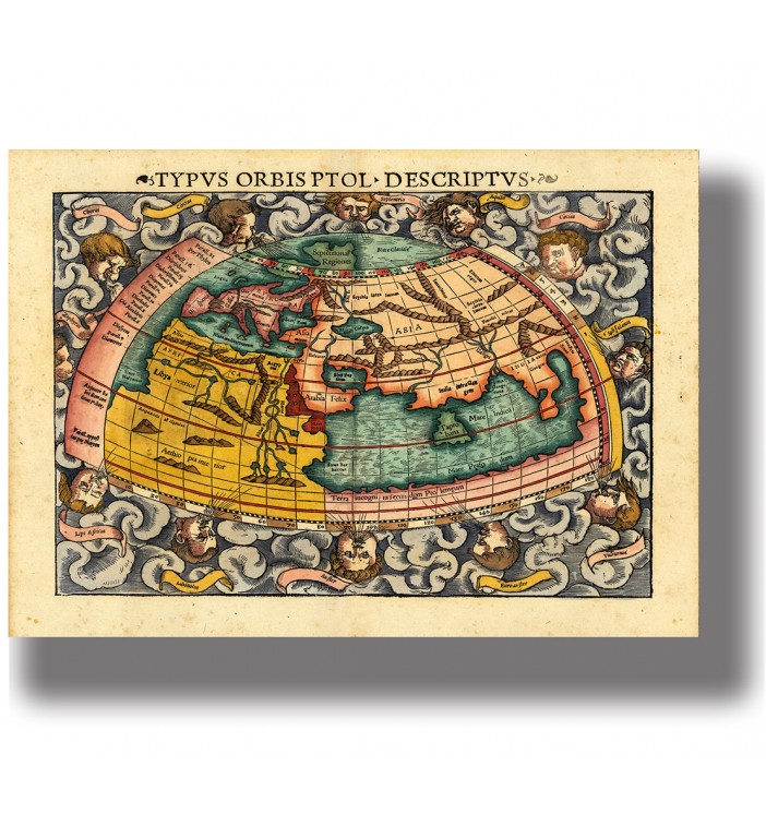 The Map of the World Described by Ptolemy.