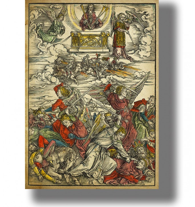 Four Angels of Death - Albrecht Dürer Apocalypse Print