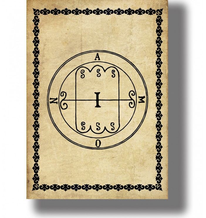 Lamen of Amon - Goetia Demon Print