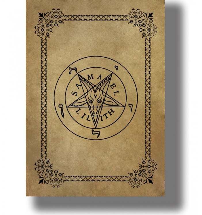Pentagram of Lilith and Samael - Occult Symbol Print