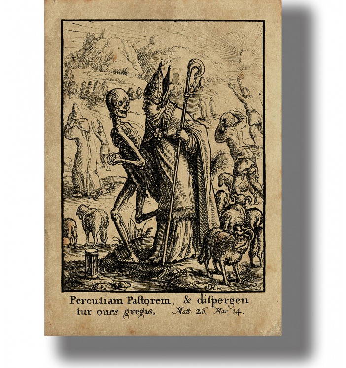The Pope Meets Death - Danse Macabre Print