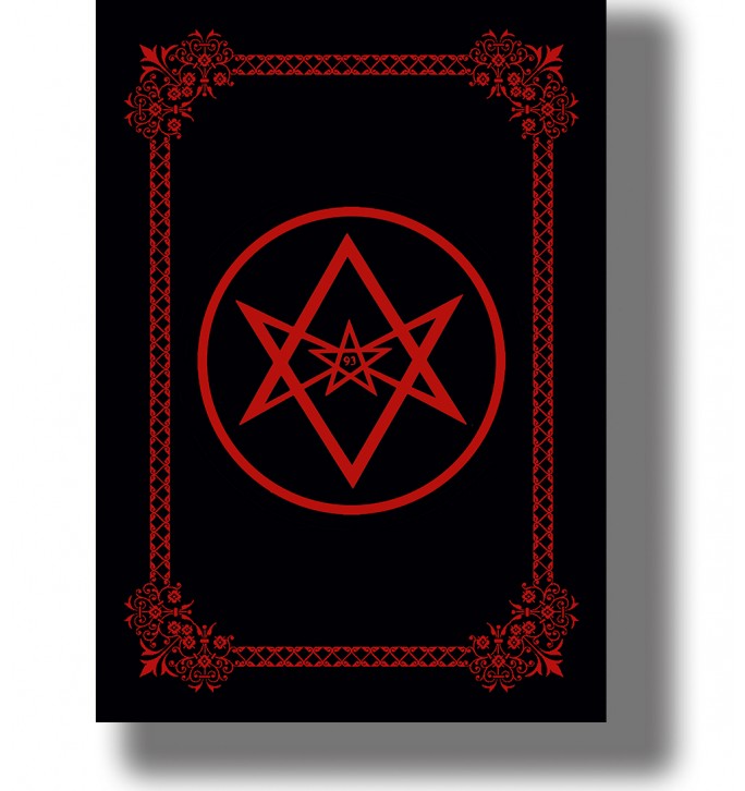 Unicursal Hexagram - Aleister Crowley Occult Symbol Print