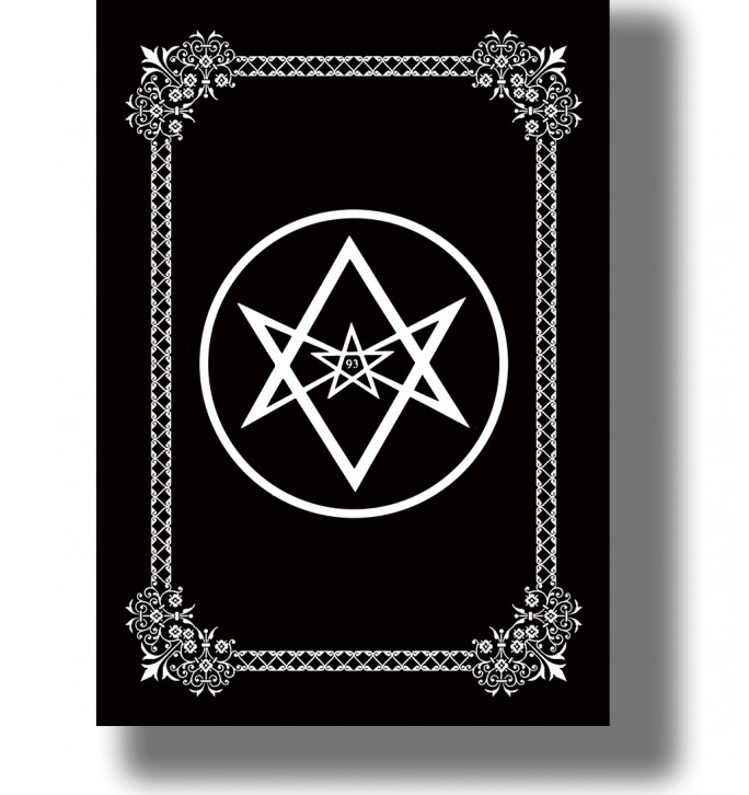 Unicursal Hexagram - Aleister Crowley Occult Symbol Print