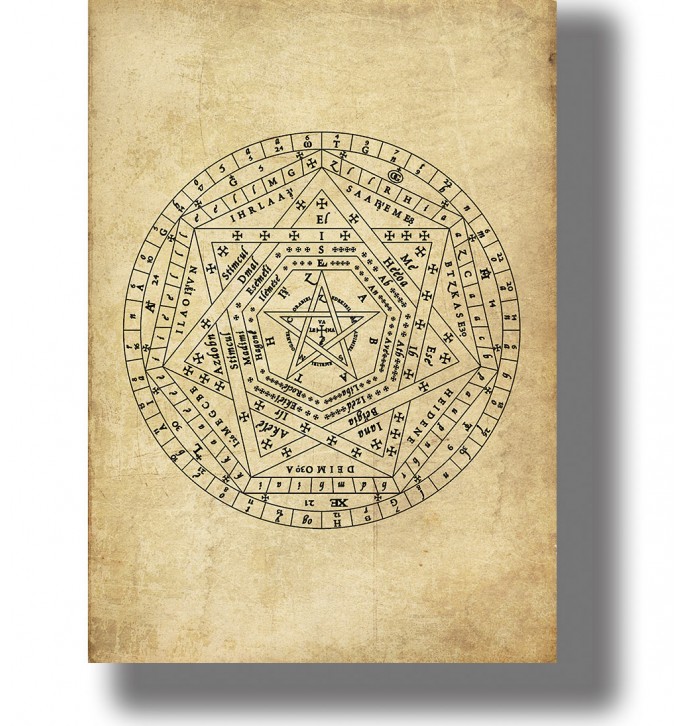 Sigillum Dei Aemeth - John Dee Angelic Magic Print