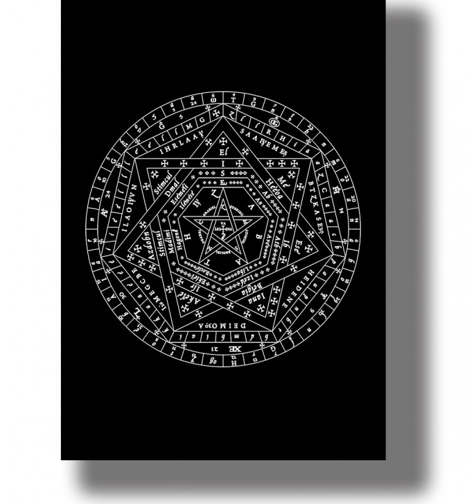 Sigillum Dei Aemeth - John Dee Angelic Magic Print