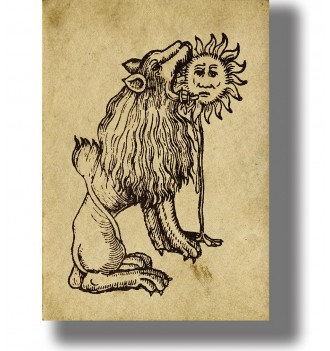 The Lion swallowing the sun.