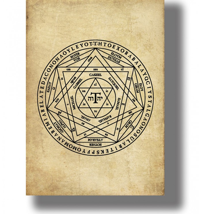 Seal of the True God - Angelic Magic Symbol Print