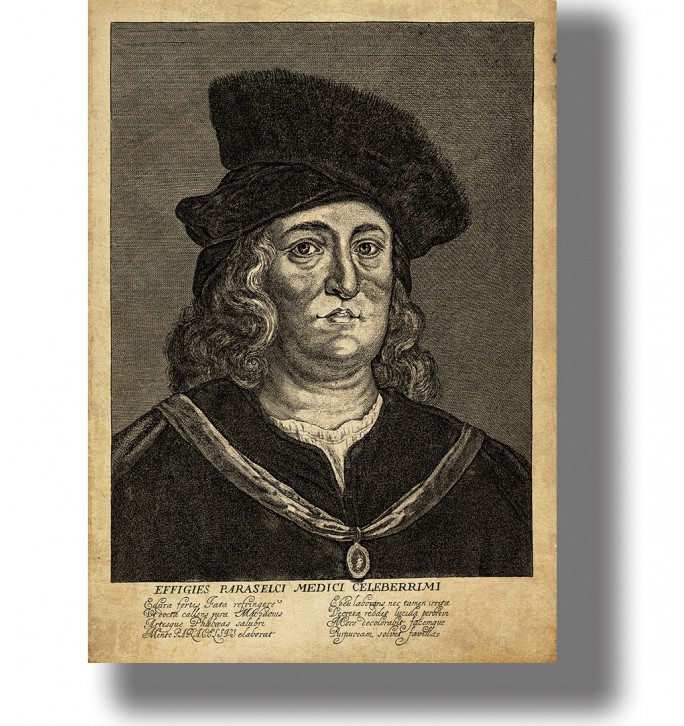 Paracelsus - Renaissance Alchemist Portrait Print