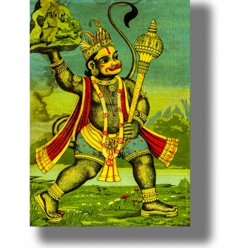 Hanuman fetches the...