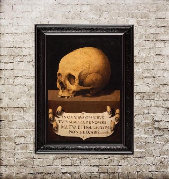 Juan Vicente Masip. Memento mori. 1545. Gothic Art Print.