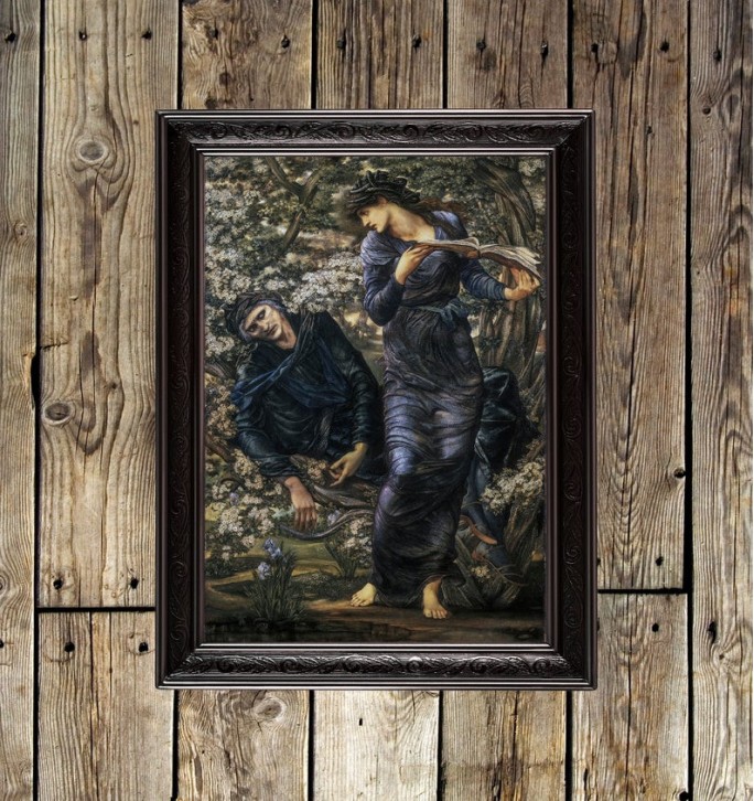 Edward Coley Burne-Jones. Enchanted Merlin.
