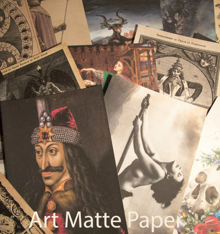 Thick art matte paper print – premium heavyweight cardstock with vivid color reproduction