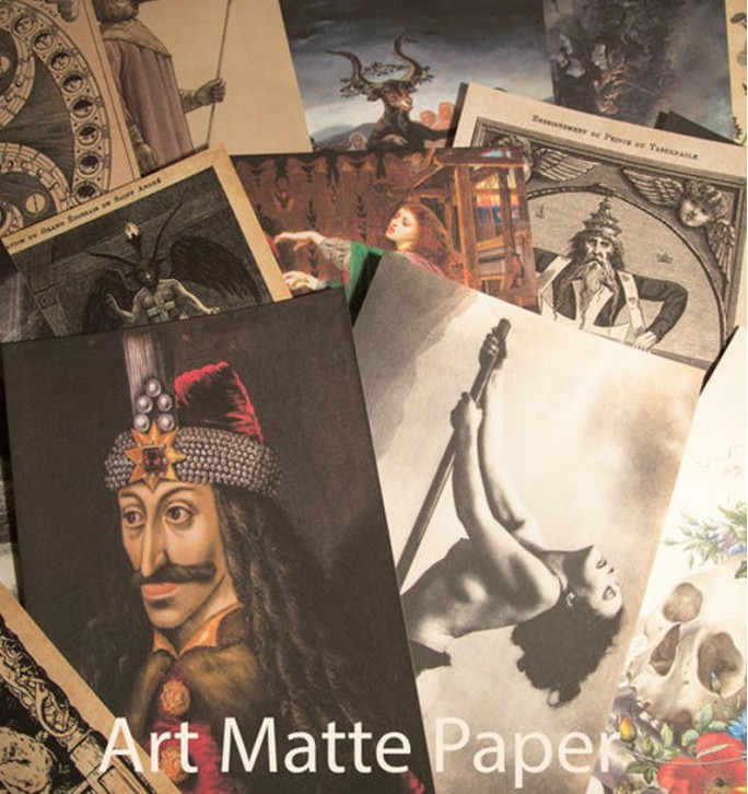 Thick art matte paper print – premium heavyweight cardstock with vivid color reproduction