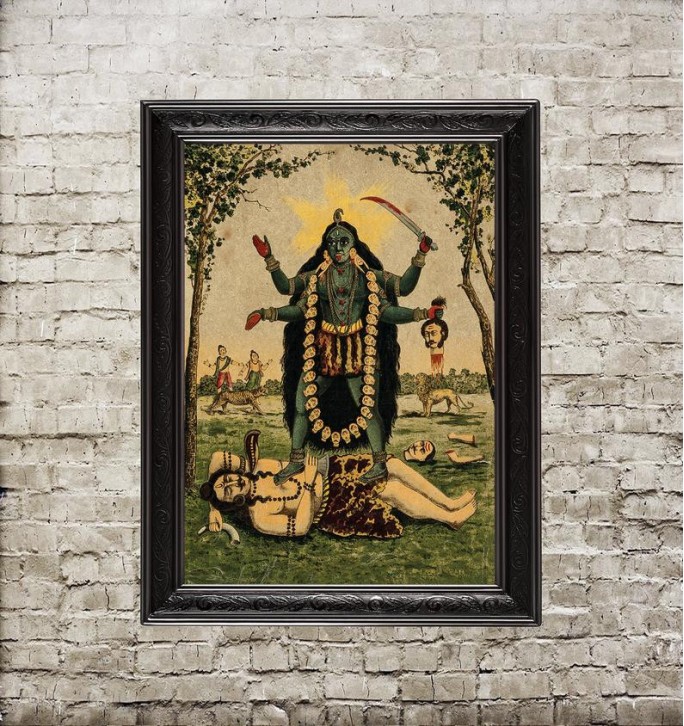 kali hindu artwork