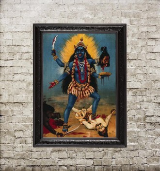 The Hindu Goddess Kali.