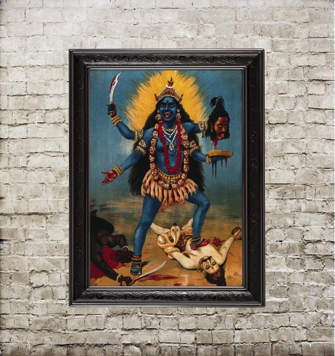 The Hindu Goddess Kali.