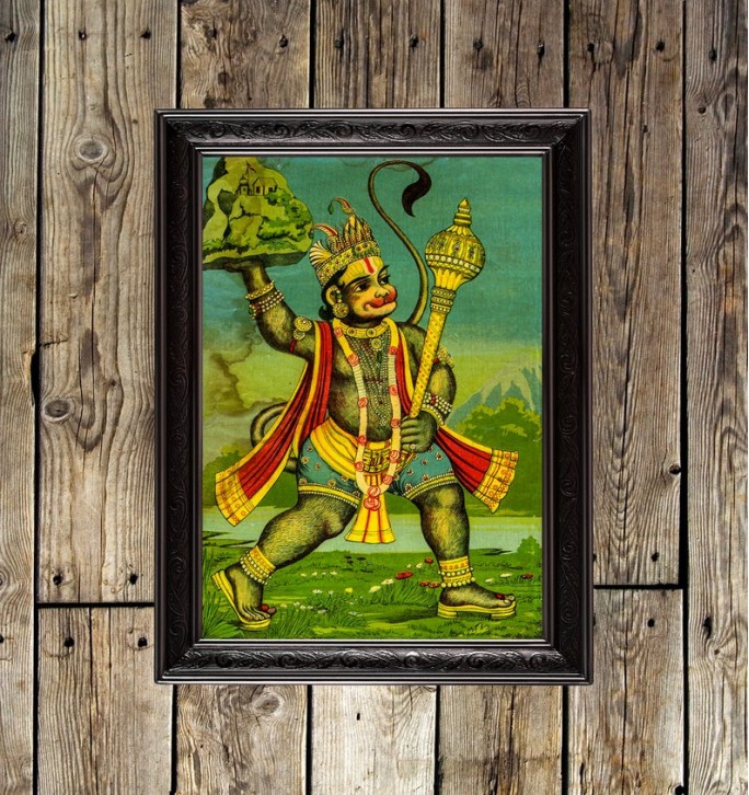 Hanuman Fetches the Herb-bearing Mountain.
