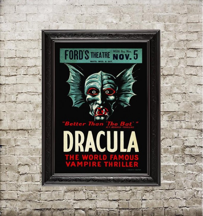Dracula vintage poster at Ford’s Theatre.