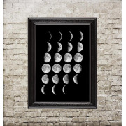 4 Moon phases.